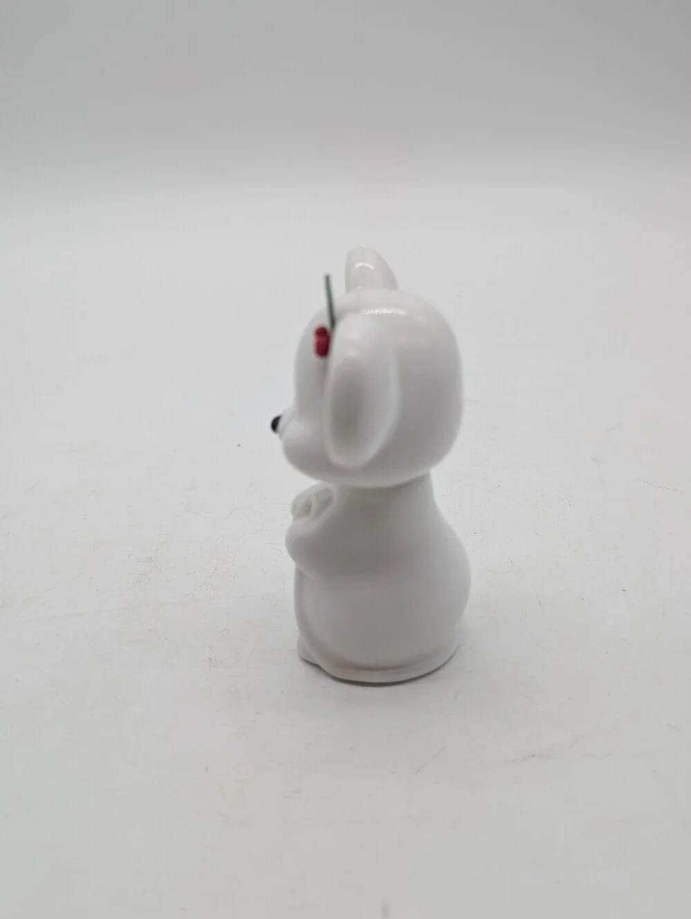 Vintage Avon Merry Mouse Christmas Perfume Bottle Cotillion Cologne .75 oz 1970s